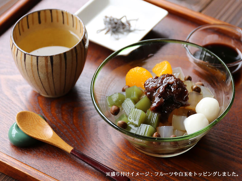 あんみつ 伊豆河童のあんみつ トッピング