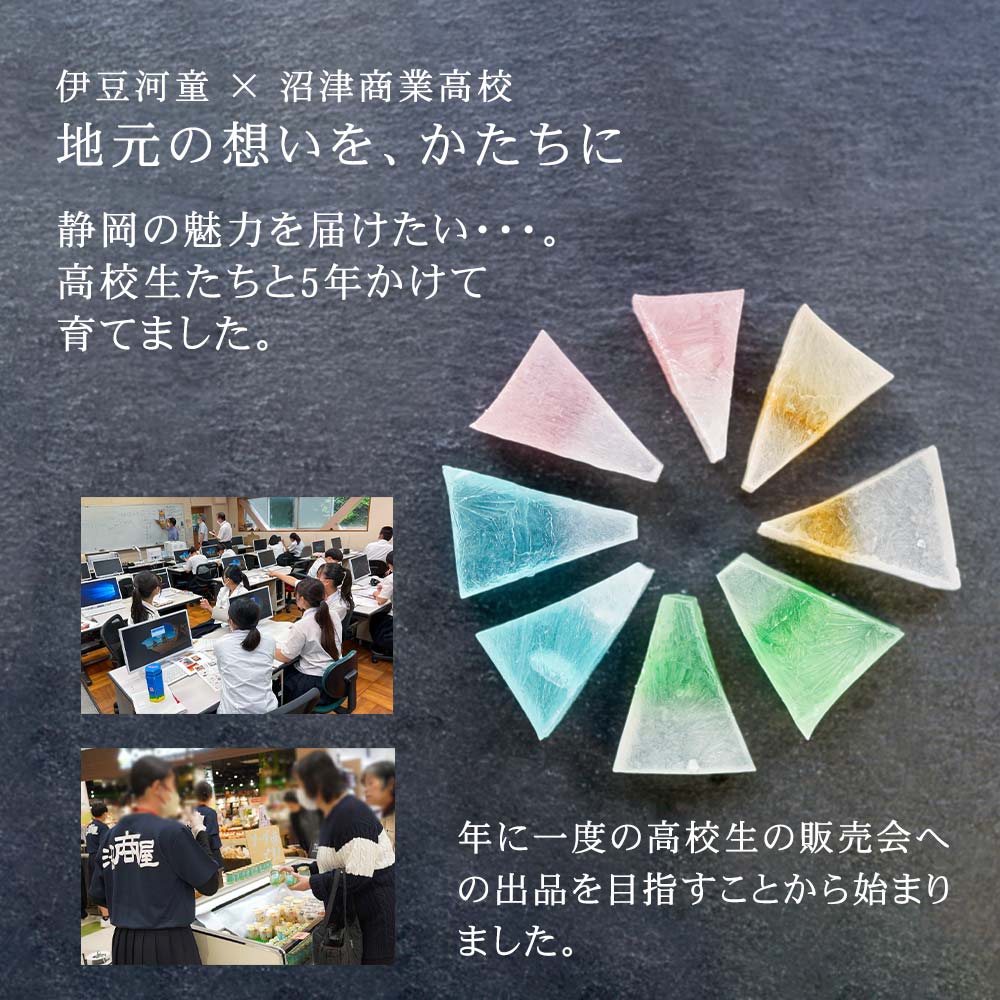 静岡の魅力を届けたい、高校生たちと5年かけて商品化しました。