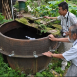 「天城の寒天」製造の大釜発見　物証確認は初