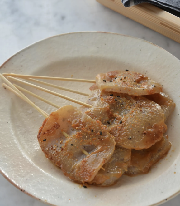 こんにゃくの焼き味噌串
